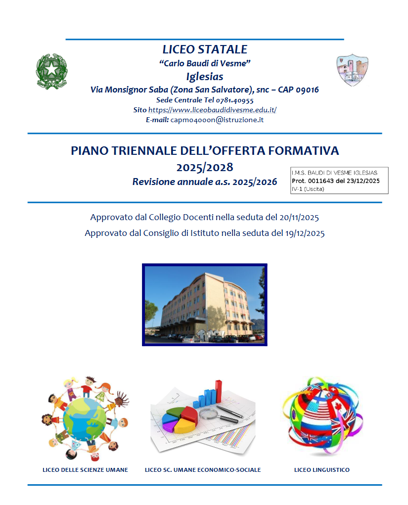 Frontespizio PTOF 2025 2026