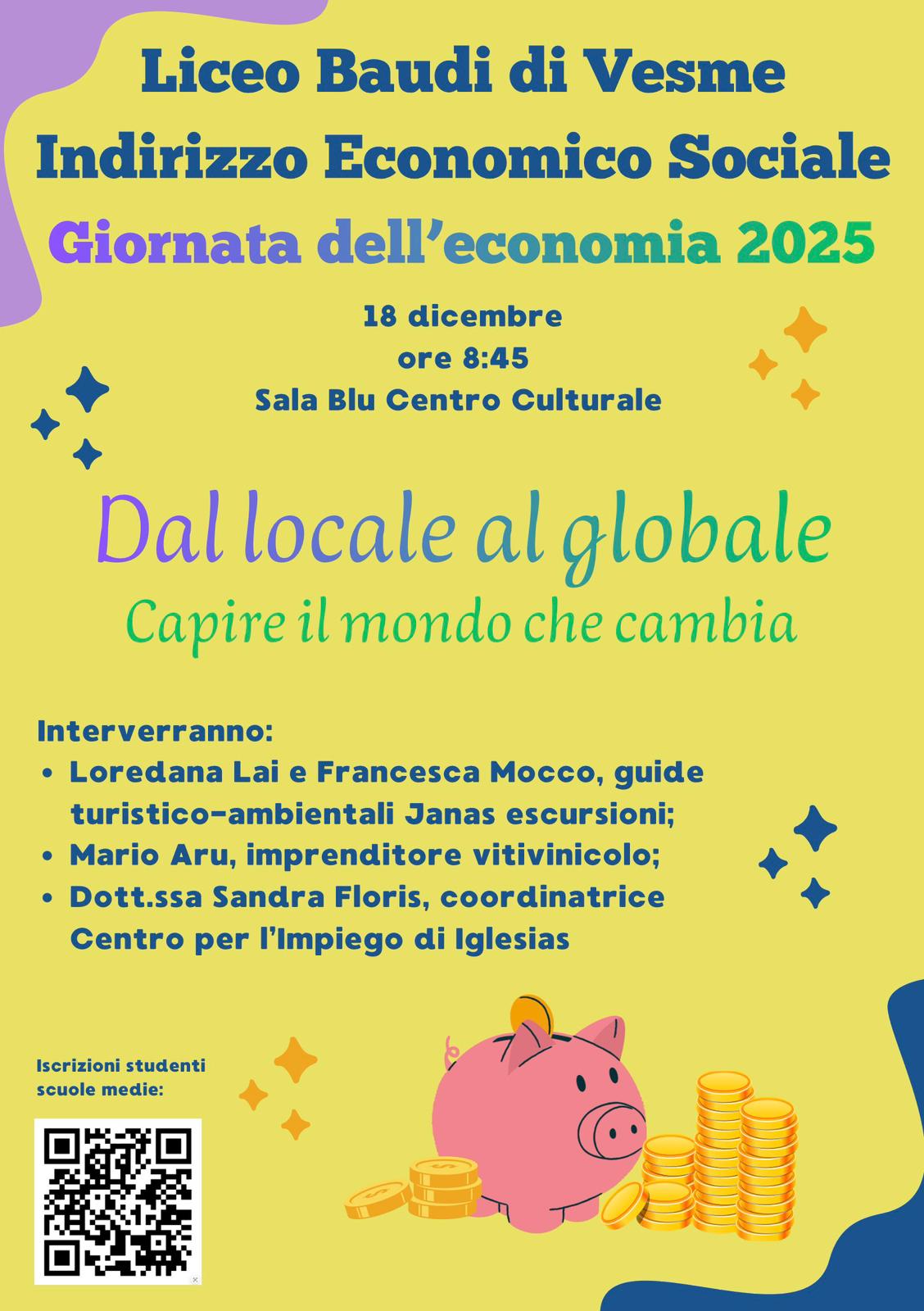 Locandina Giornata Economia 2025 26