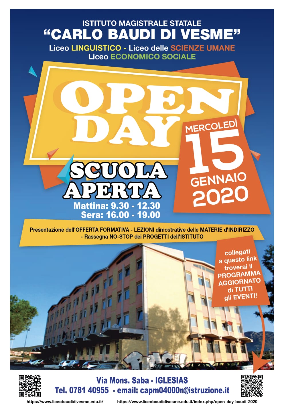 Locandina Open Baudi 15 01 20